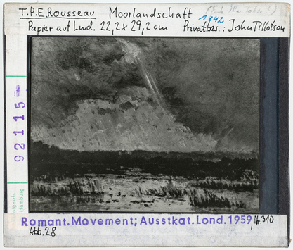 Vorschaubild Théodore Rousseau: Moorlandschaft. Privatbesitz 